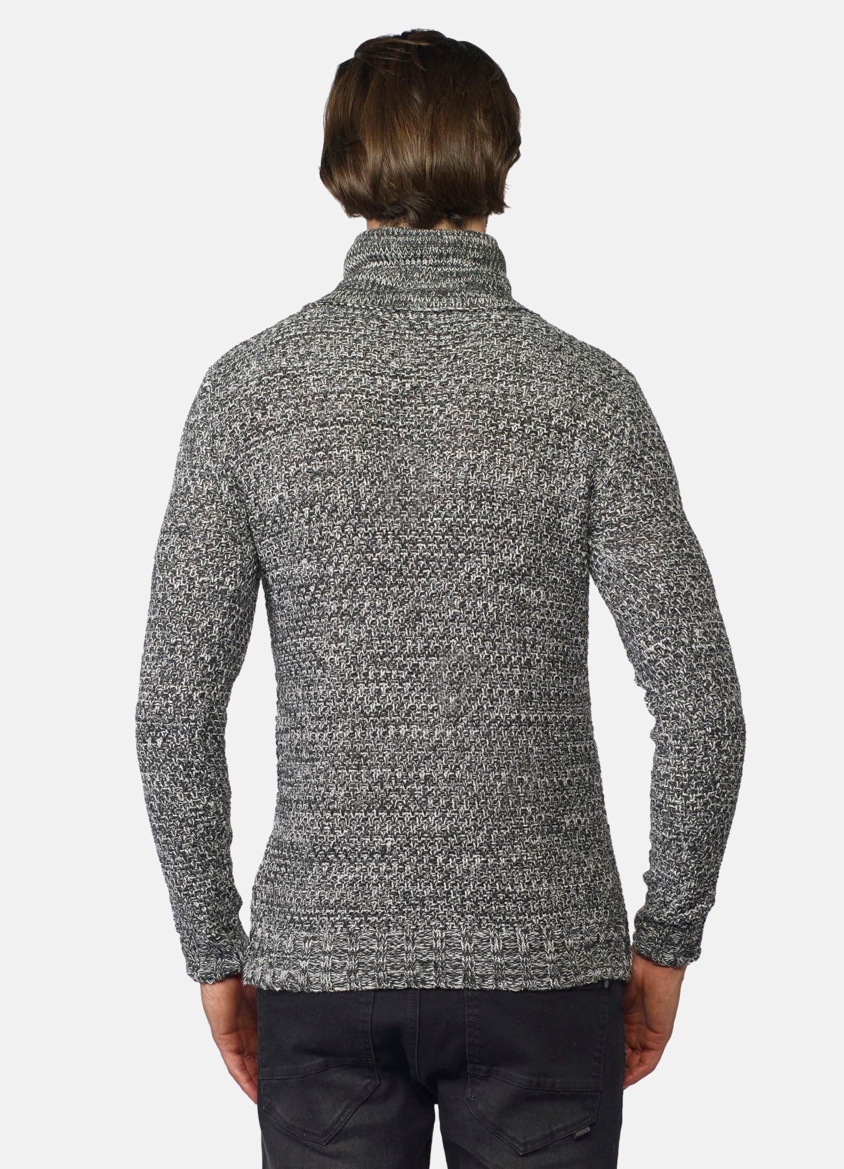 Jersey Hombre Jaspeado Cuello Cruzado – Koroshi 2021TR42