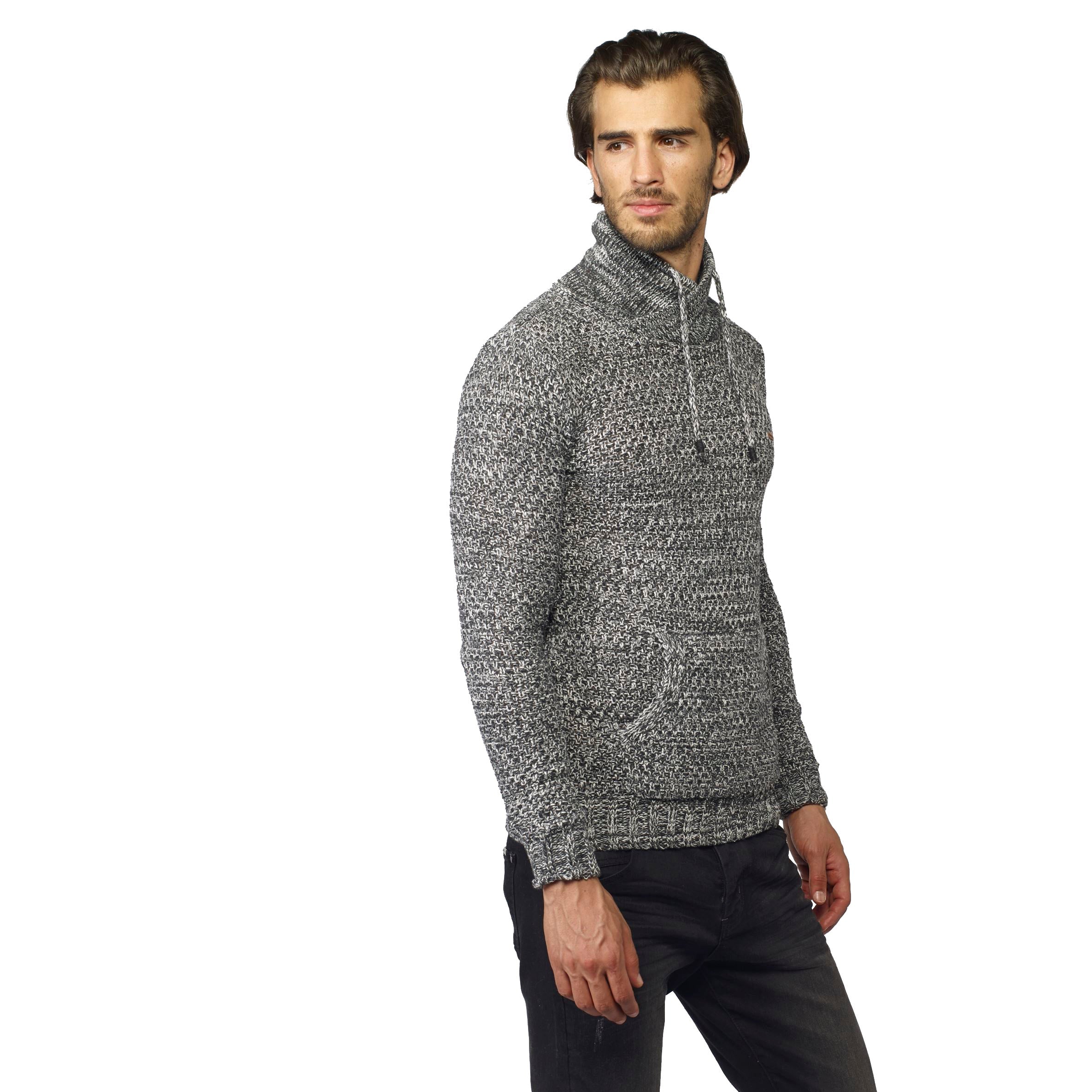 Jersey Hombre Jaspeado Cuello Cruzado – Koroshi 2021TR42