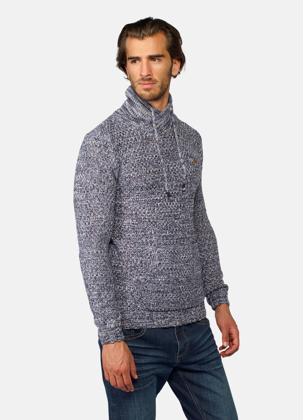 Jersey Hombre Jaspeado Cuello Cruzado – Koroshi 2021TR42