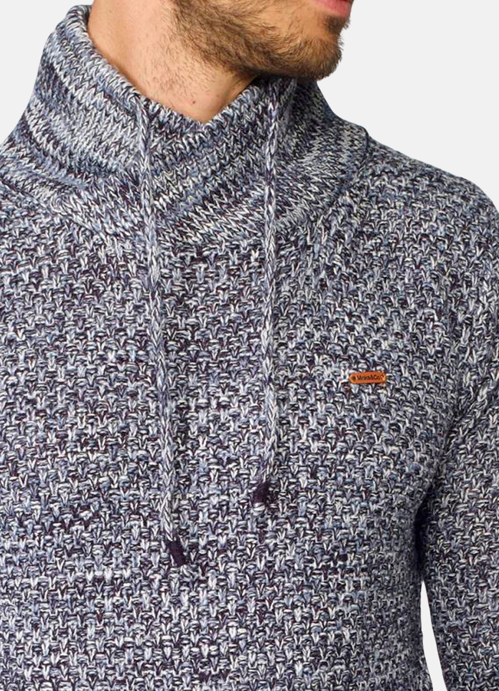 Jersey Hombre Jaspeado Cuello Cruzado – Koroshi 2021TR42