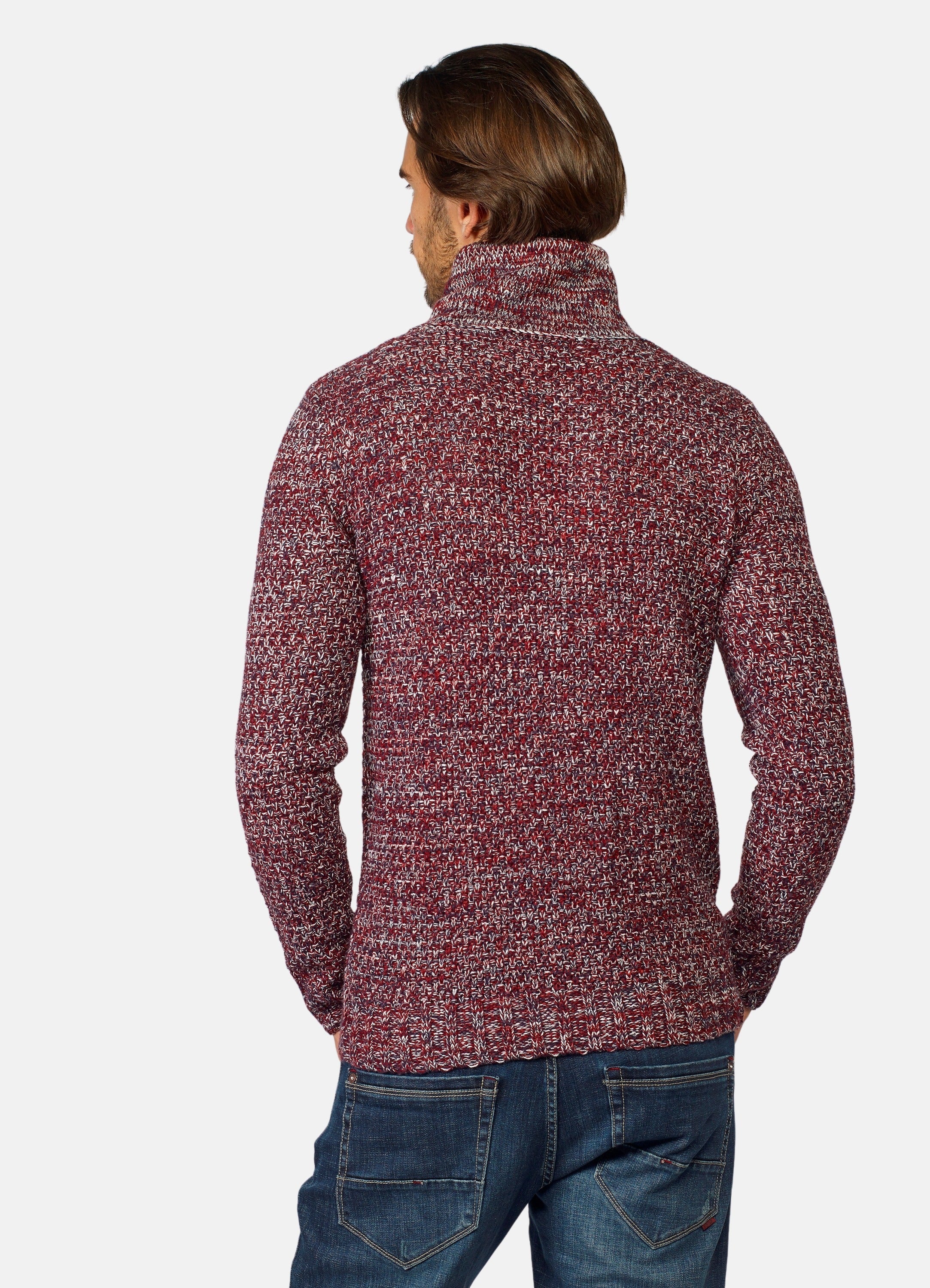 Jersey Hombre Jaspeado Cuello Cruzado – Koroshi 2021TR42