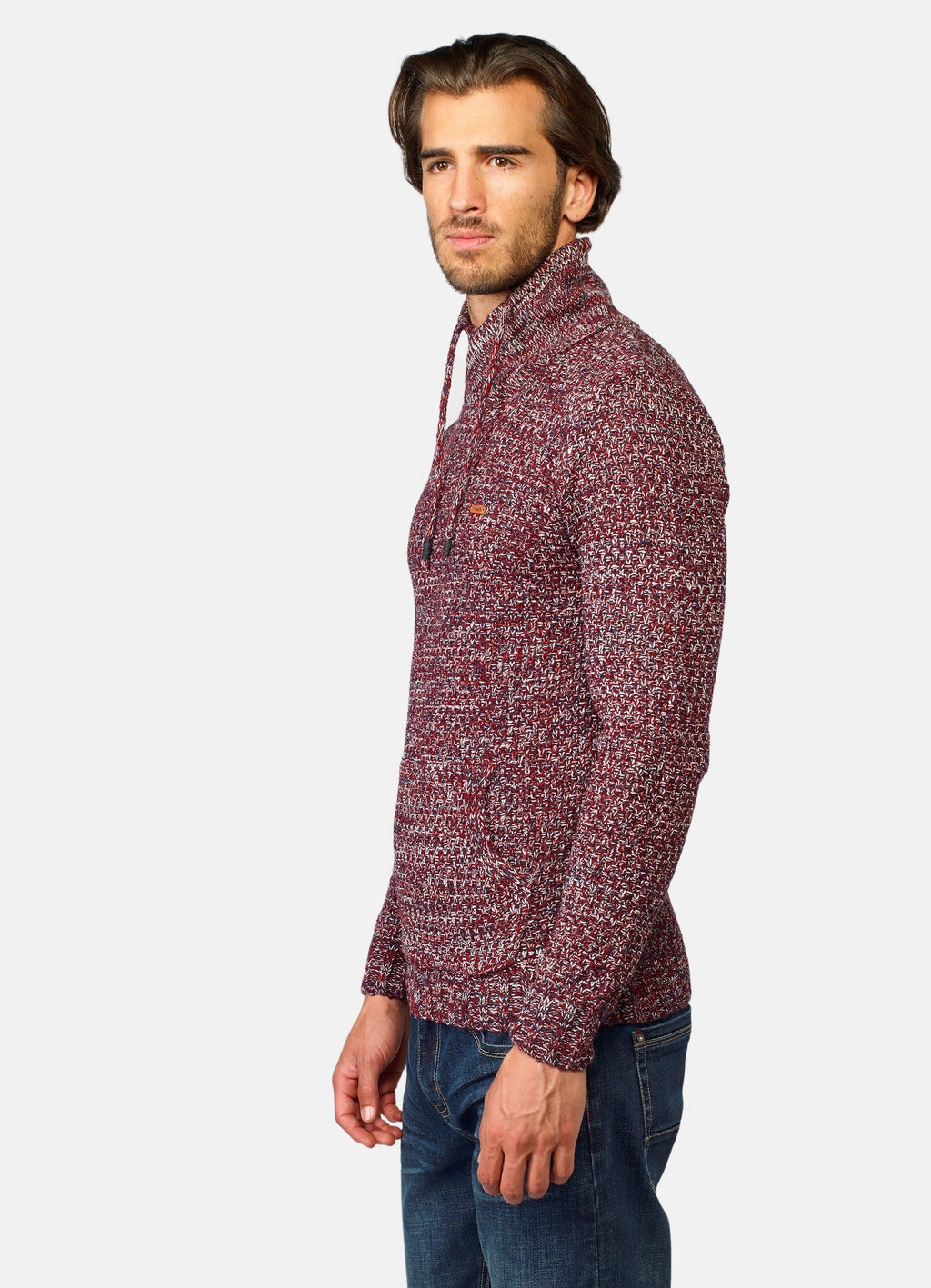 Jersey Hombre Jaspeado Cuello Cruzado – Koroshi 2021TR42