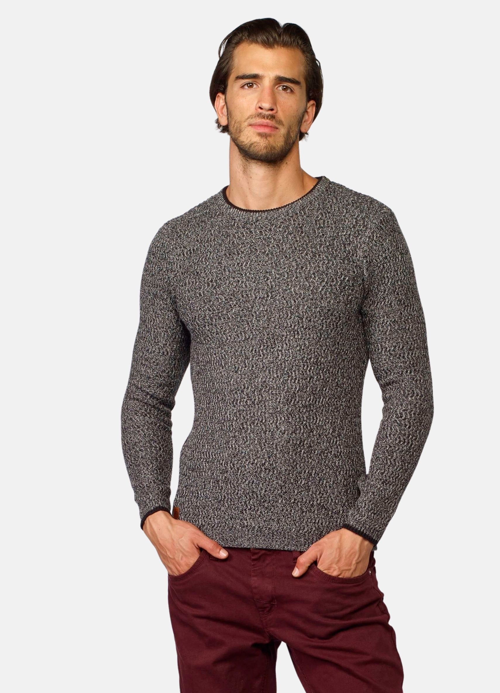 Jersey Cuello Redondo Hombre Punto Jaspeado – Koroshi 2021TR47