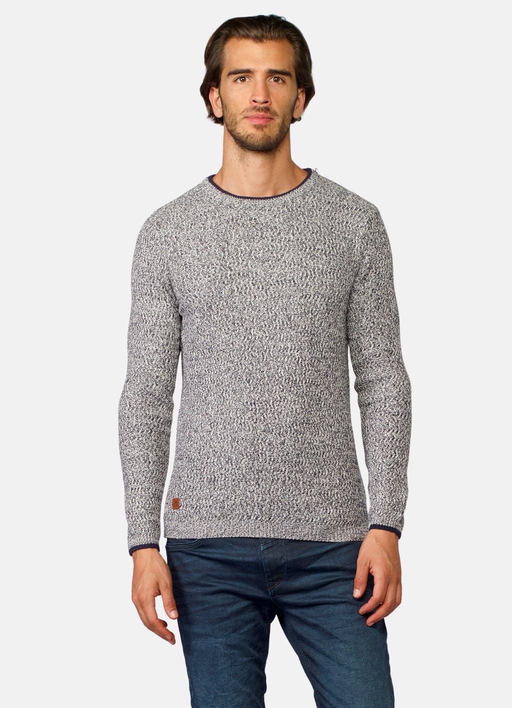 Jersey Cuello Redondo Hombre Punto Jaspeado – Koroshi 2021TR47