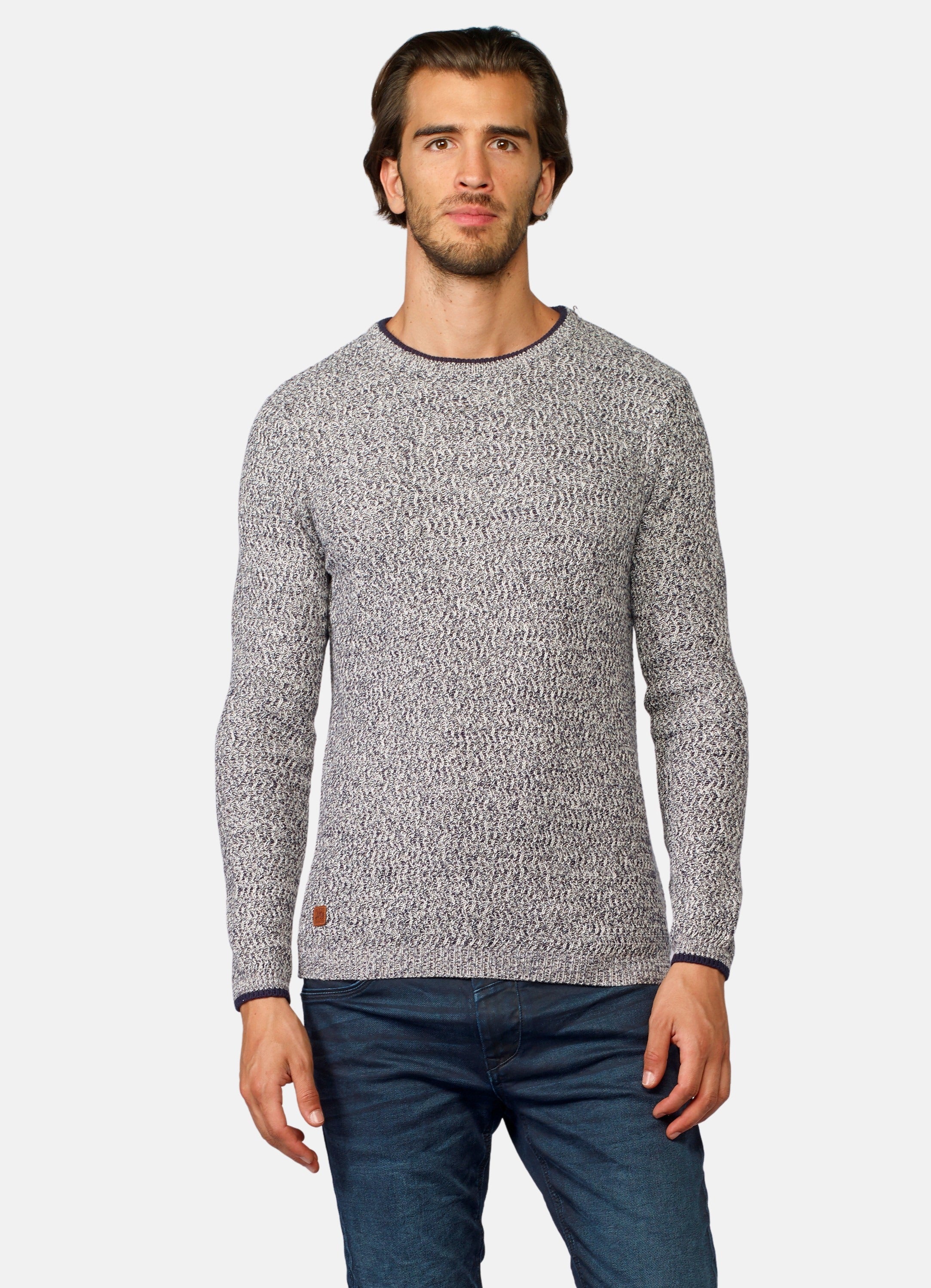 Jersey Cuello Redondo Hombre Punto Jaspeado – Koroshi 2021TR47