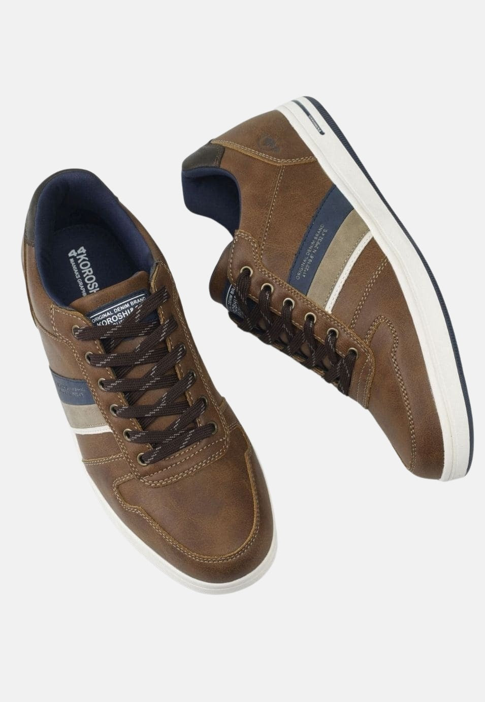 Sneaker para hombre con cordones