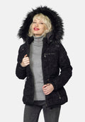 Chaqueta Cazadora Acolchada Mujer Estampado Flock – Koroshi 2022JA60