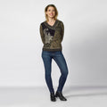 Camiseta Manga Larga Mujer Estampado Foil y Flock – Koroshi 2022ML35