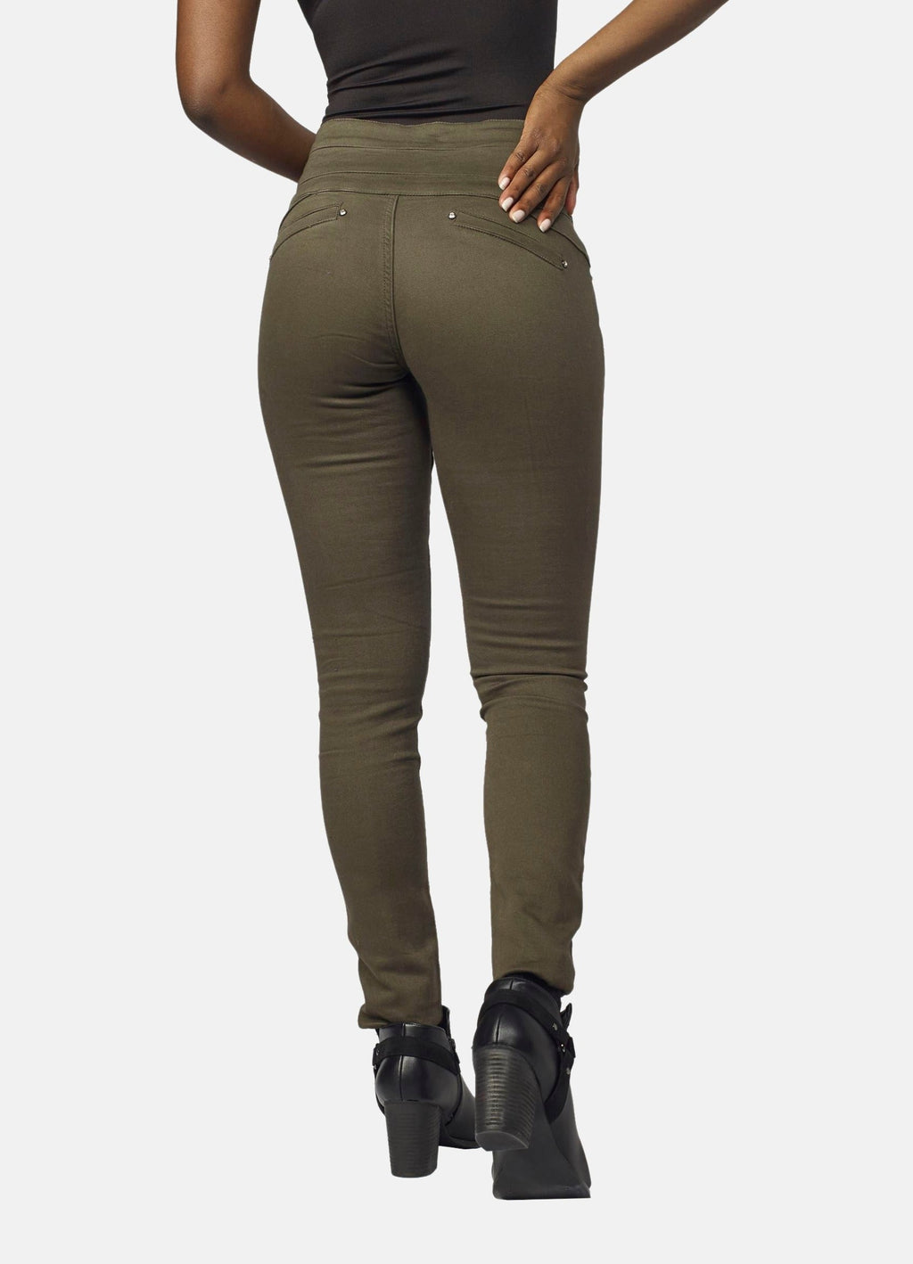 Pantalón Push Up Slim Mujer Aplicaciones Cristal – Koroshi 2022PT23