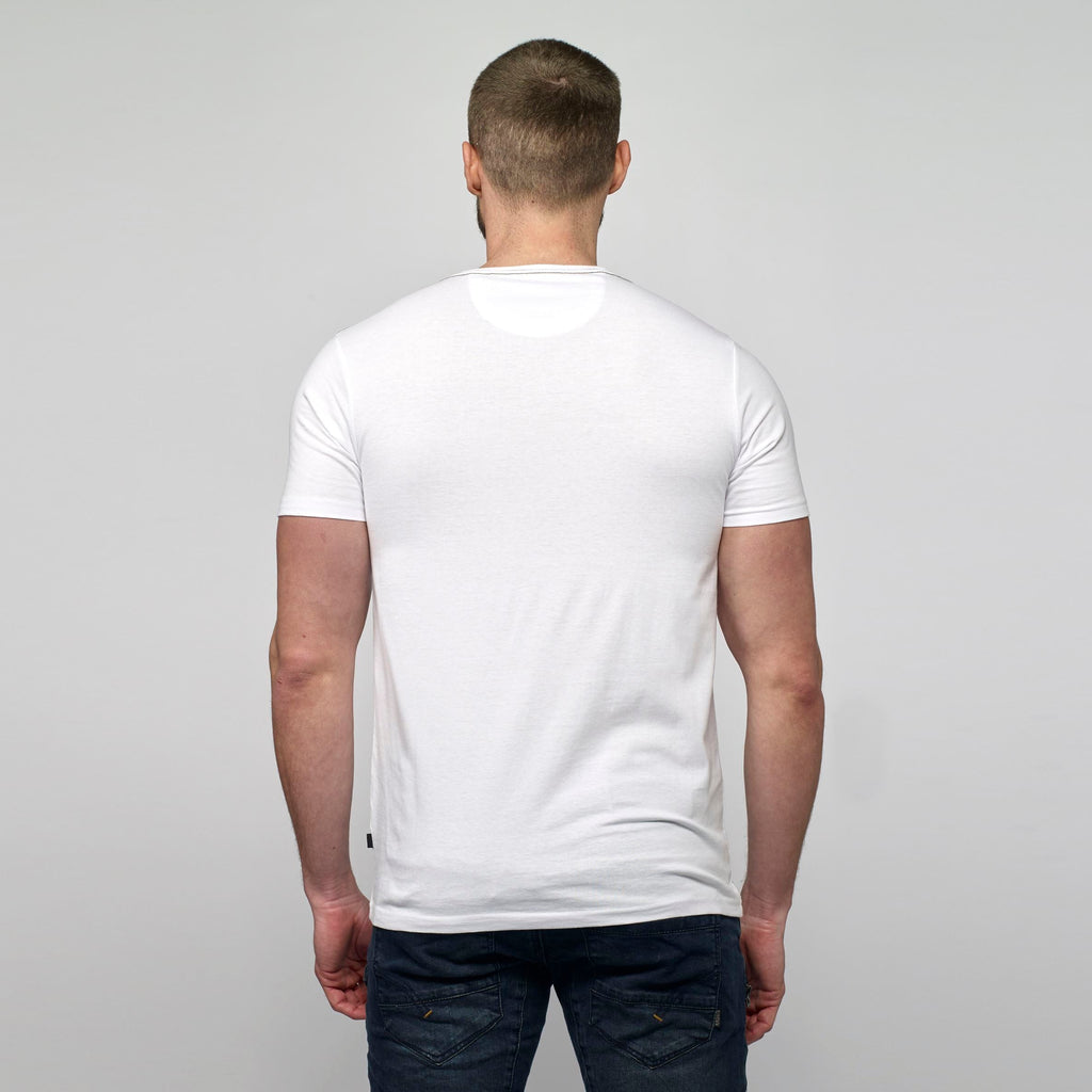 Camiseta Hombre Cuello Redondo Estampado Gráfico – Koroshi 2111MC21