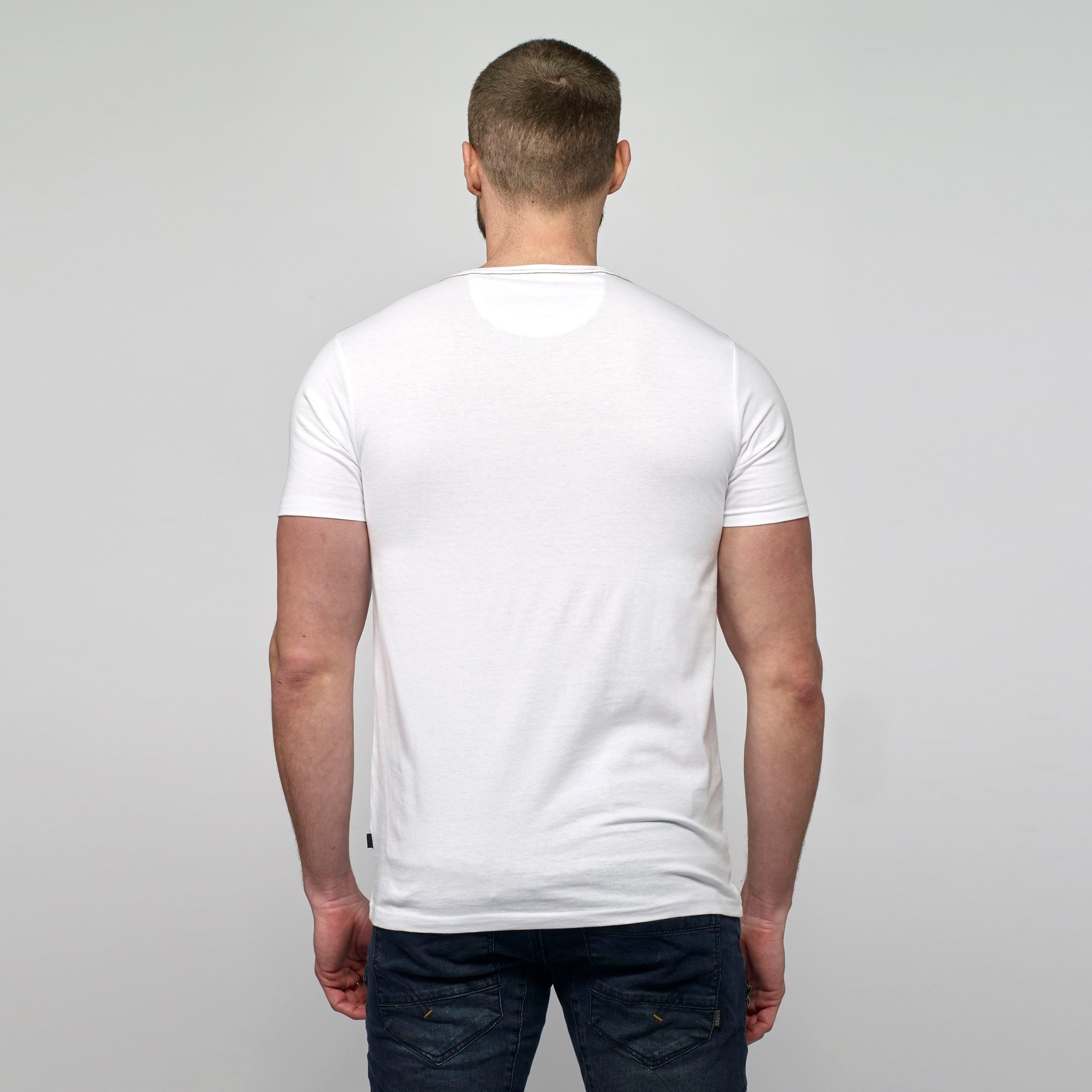 Camiseta Hombre Cuello Redondo Estampado Gráfico – Koroshi 2111MC21