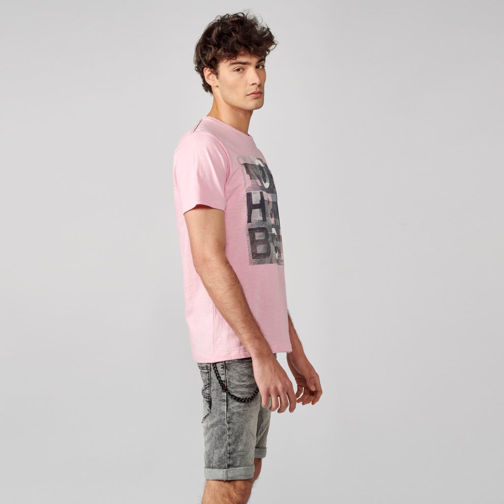 Camiseta Manga Corta Hombre Estampado Gráfico – Koroshi 2111MC28