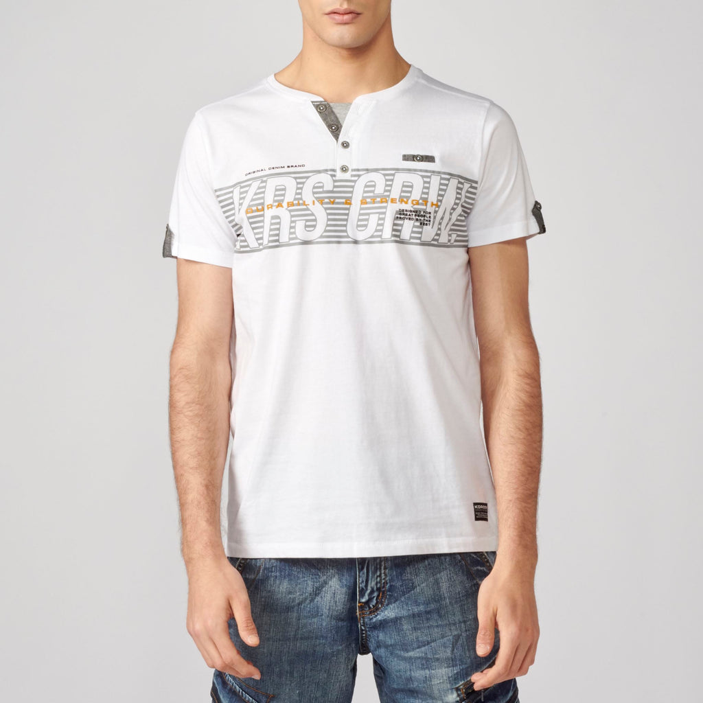 Camiseta Hombre Cuello Panadero Estampada – Koroshi 2111MC36