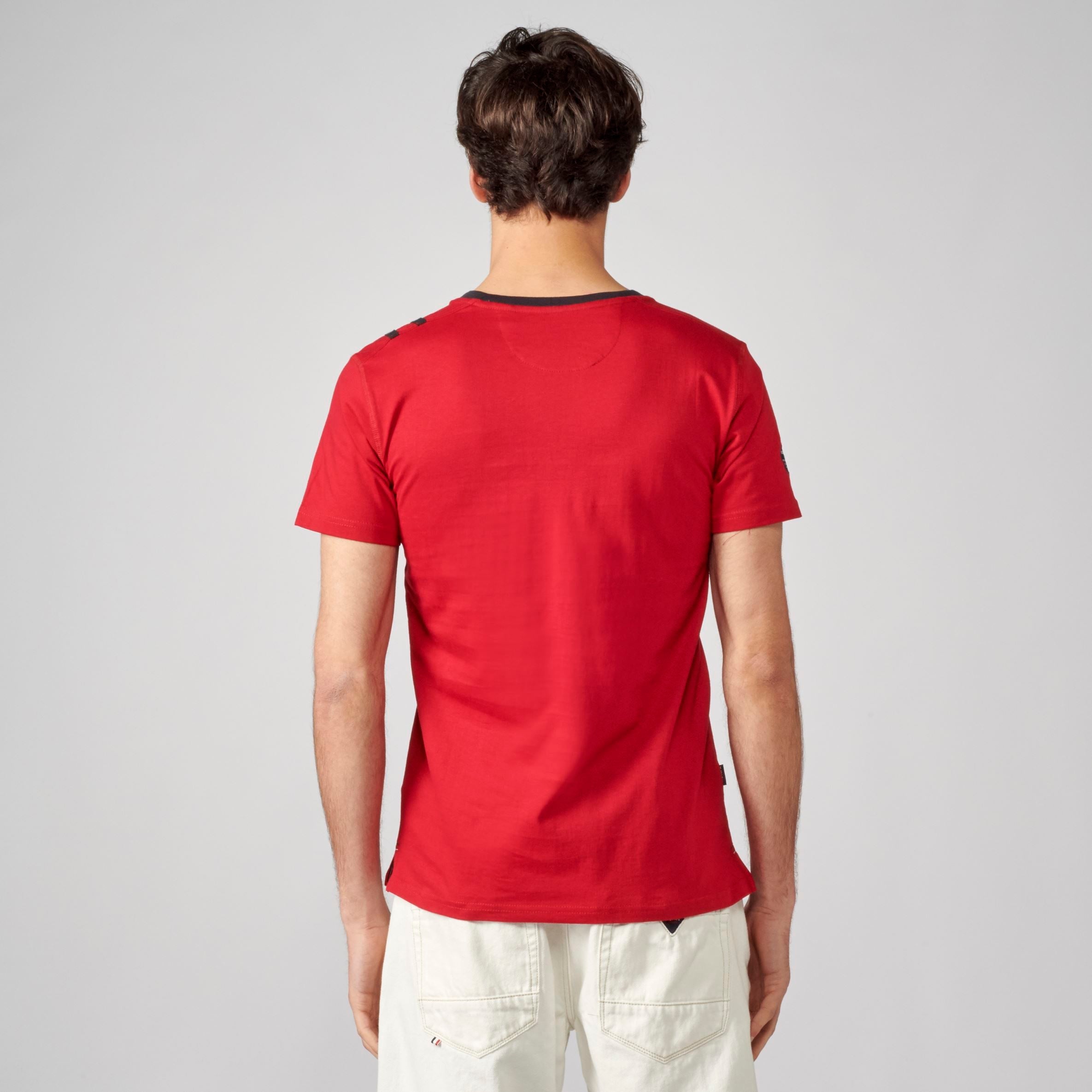 Camiseta Hombre Cuello Panadero Bolsillos – Koroshi 2111MC49