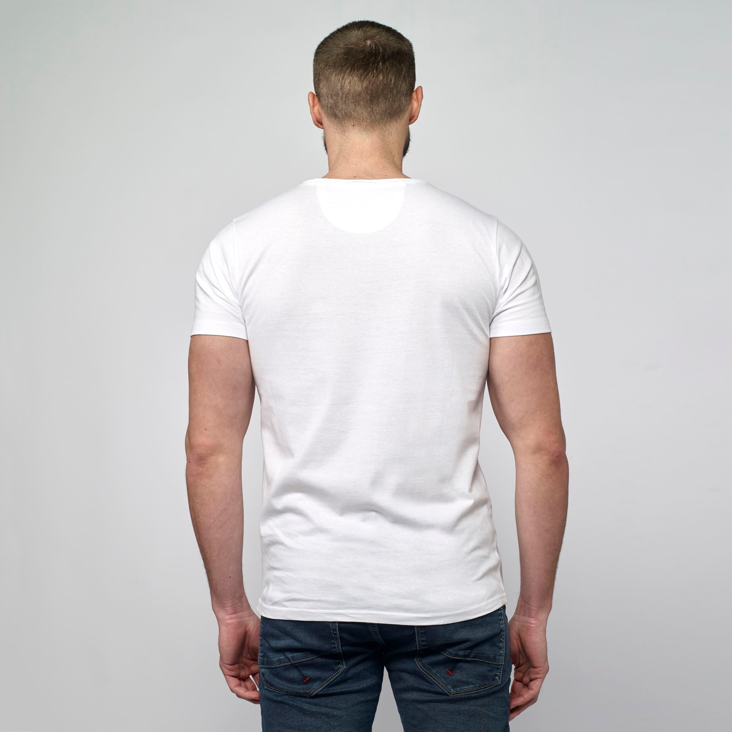 Camiseta Manga Corta Hombre Algodón Orgánico – Koroshi 2111MC61