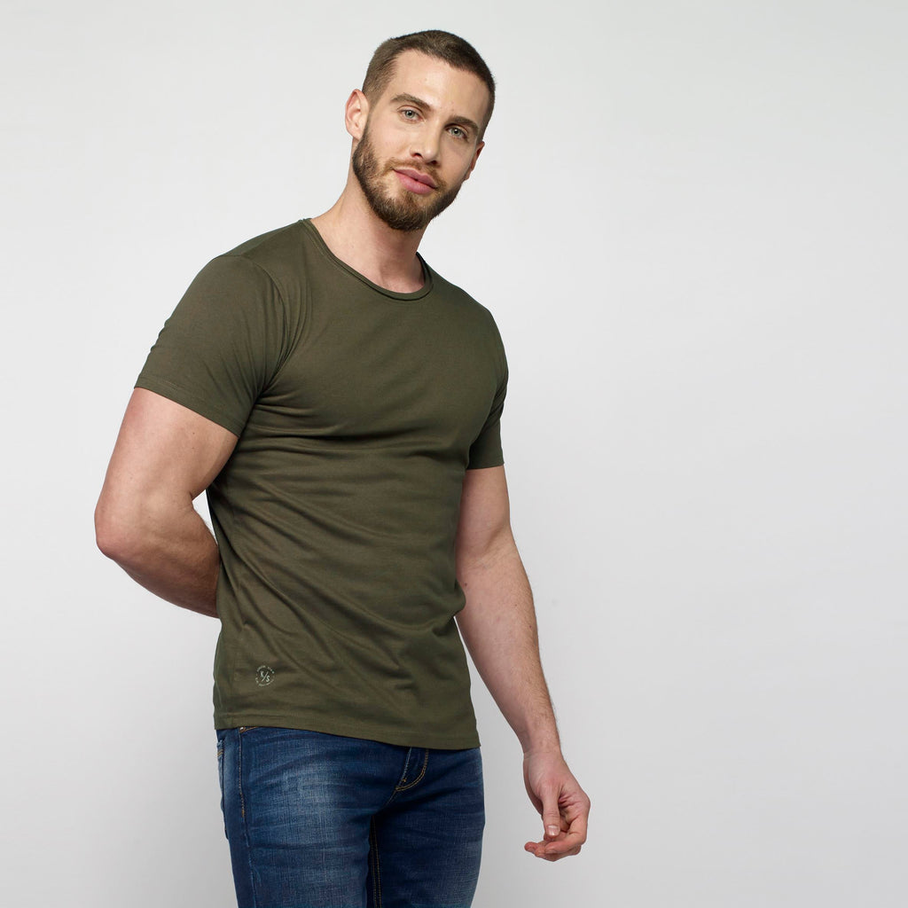 Camiseta Manga Corta Hombre Algodón Orgánico – Koroshi 2111MC61