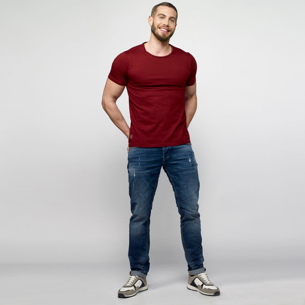 Camiseta Manga Corta Hombre Algodón Orgánico – Koroshi 2111MC61
