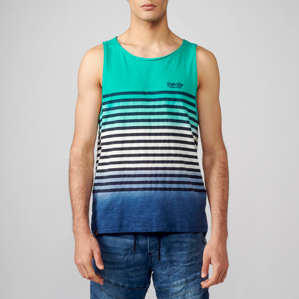 Camiseta Tirantes Hombre Degradado Rayas Marineras – Koroshi 2111MS01