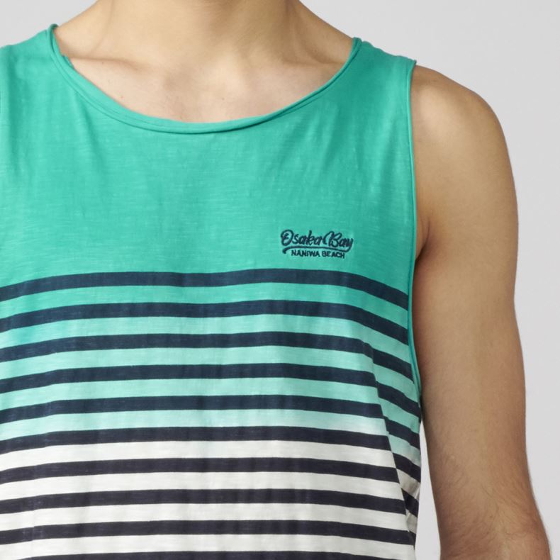 Camiseta Tirantes Hombre Degradado Rayas Marineras – Koroshi 2111MS01