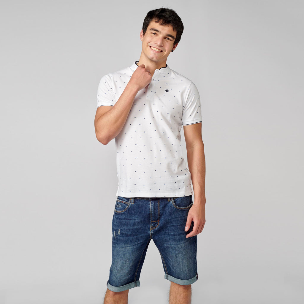Polo Piqué Cuello Mao Manga Corta Hombre – Koroshi 2111PC22