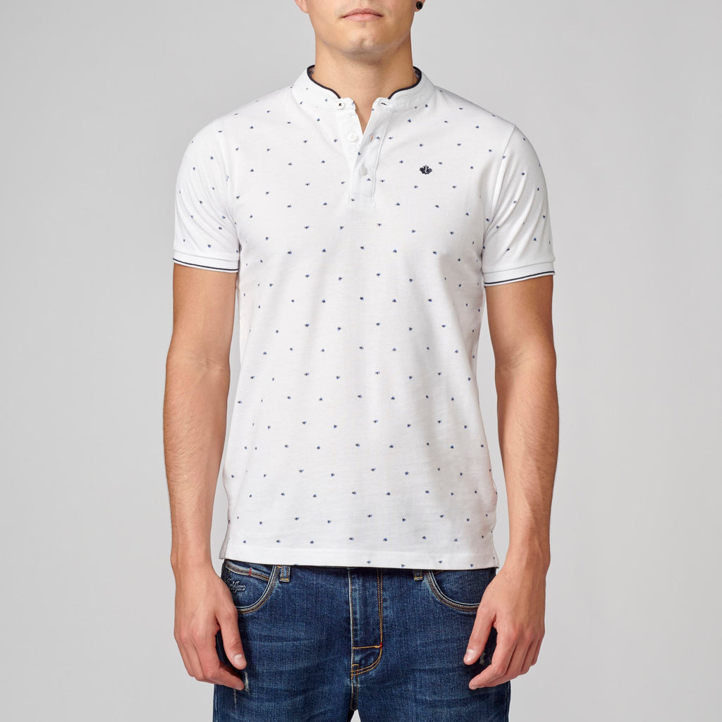 Polo Piqué Cuello Mao Manga Corta Hombre – Koroshi 2111PC22