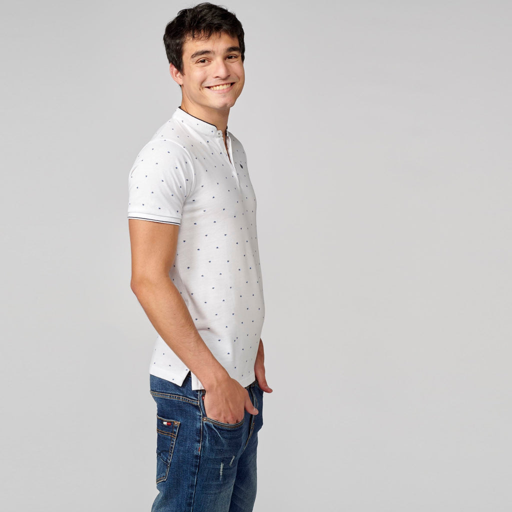Polo Piqué Cuello Mao Manga Corta Hombre – Koroshi 2111PC22