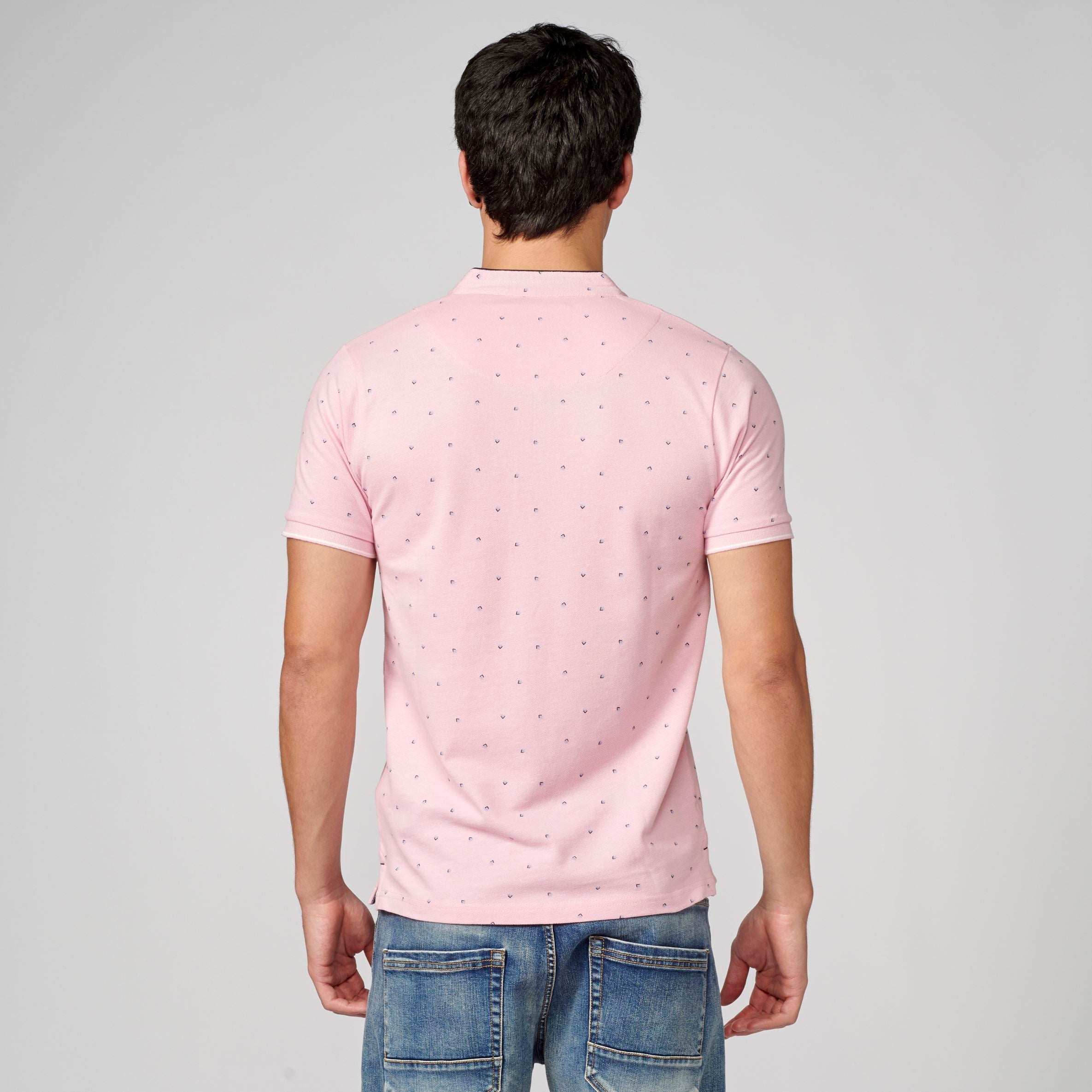 Polo Piqué Cuello Mao Manga Corta Hombre – Koroshi 2111PC22
