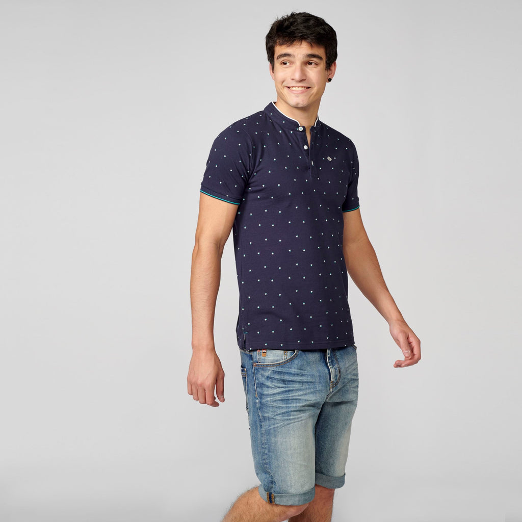 Polo Piqué Cuello Mao Manga Corta Hombre – Koroshi 2111PC22
