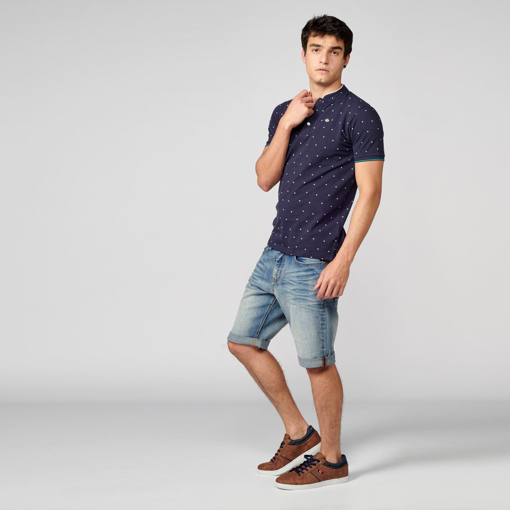 Polo Piqué Cuello Mao Manga Corta Hombre – Koroshi 2111PC22