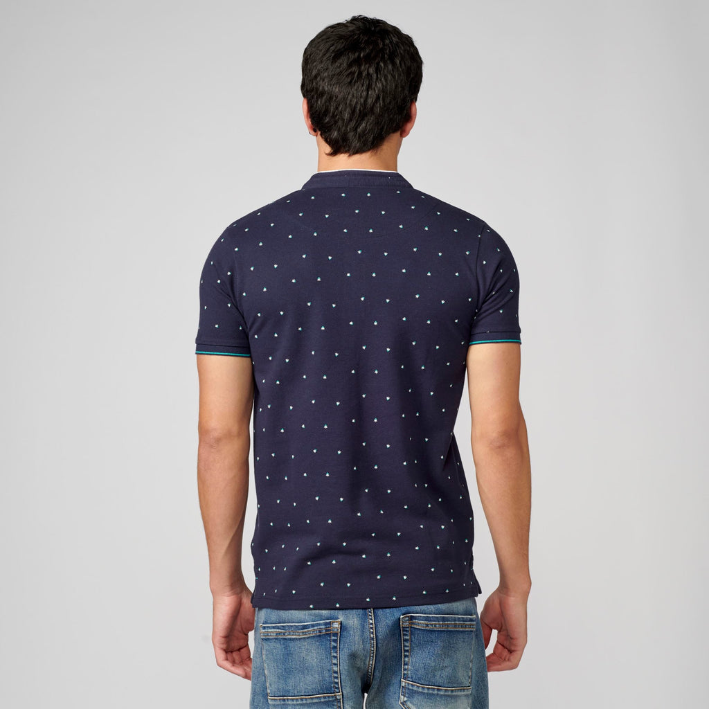 Polo Piqué Cuello Mao Manga Corta Hombre – Koroshi 2111PC22