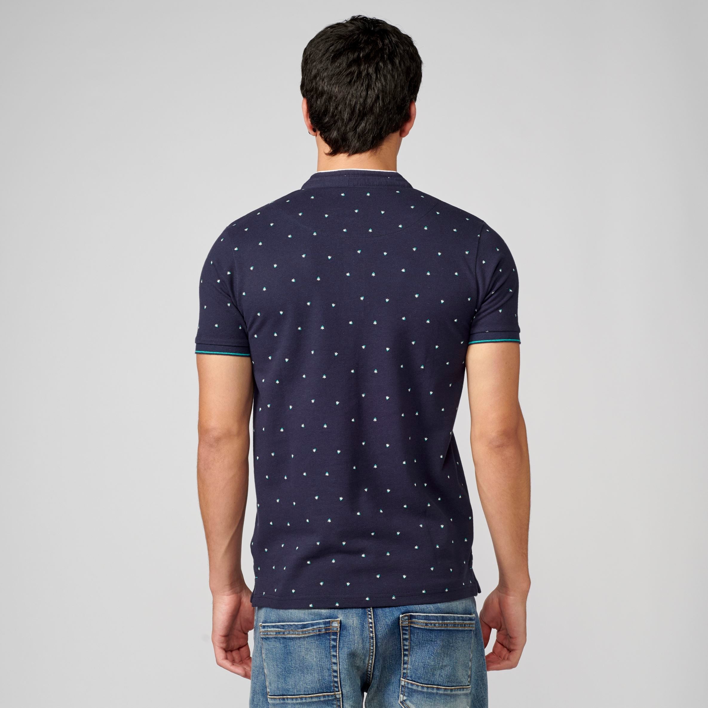 Polo Piqué Cuello Mao Manga Corta Hombre – Koroshi 2111PC22