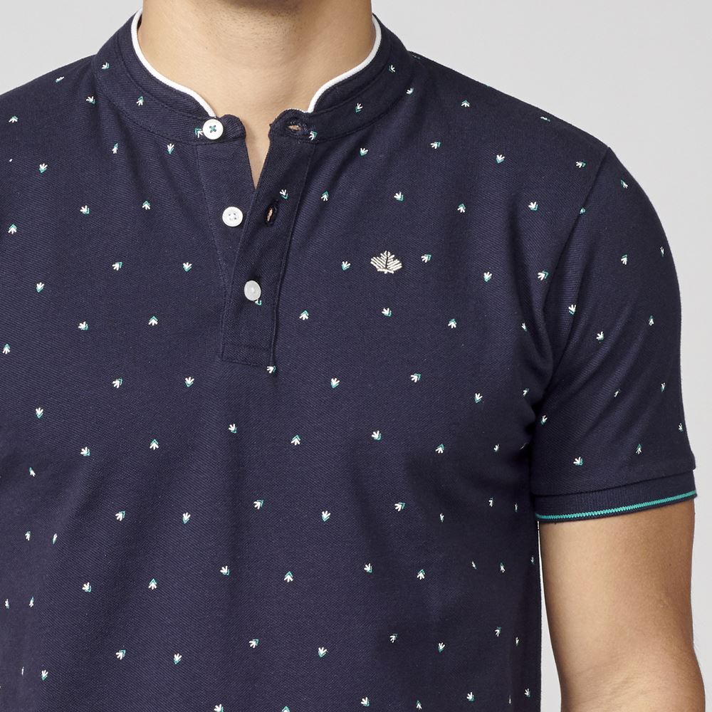 Polo Piqué Cuello Mao Manga Corta Hombre – Koroshi 2111PC22