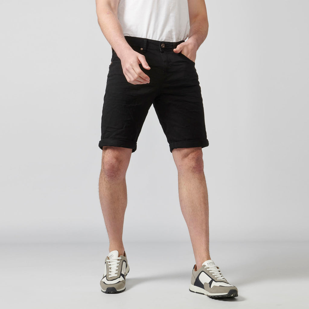 Bermuda Denim Stretch Regular con Vuelta Hombre – Koroshi 2111PS01