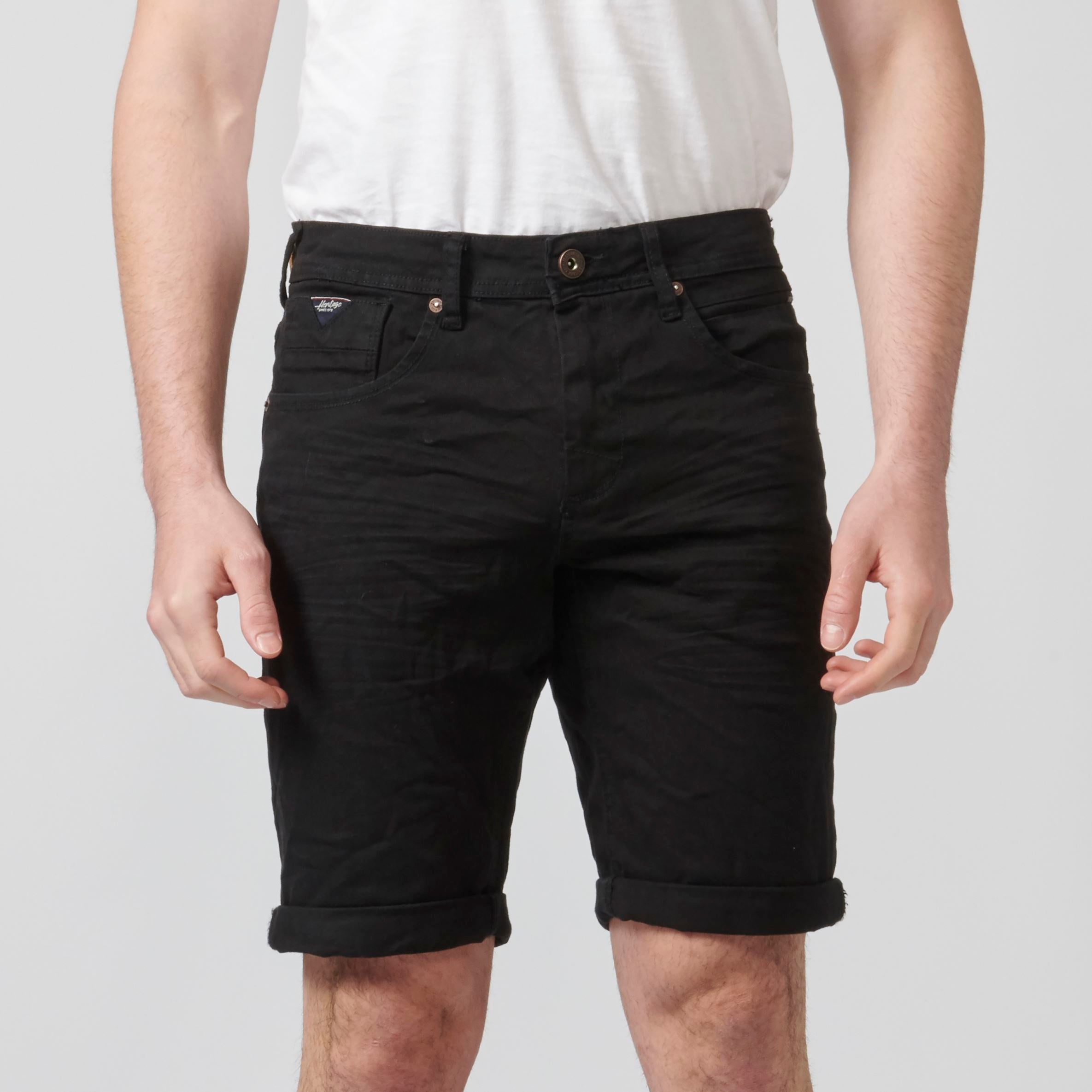 Bermuda Denim Stretch Regular con Vuelta Hombre – Koroshi 2111PS01