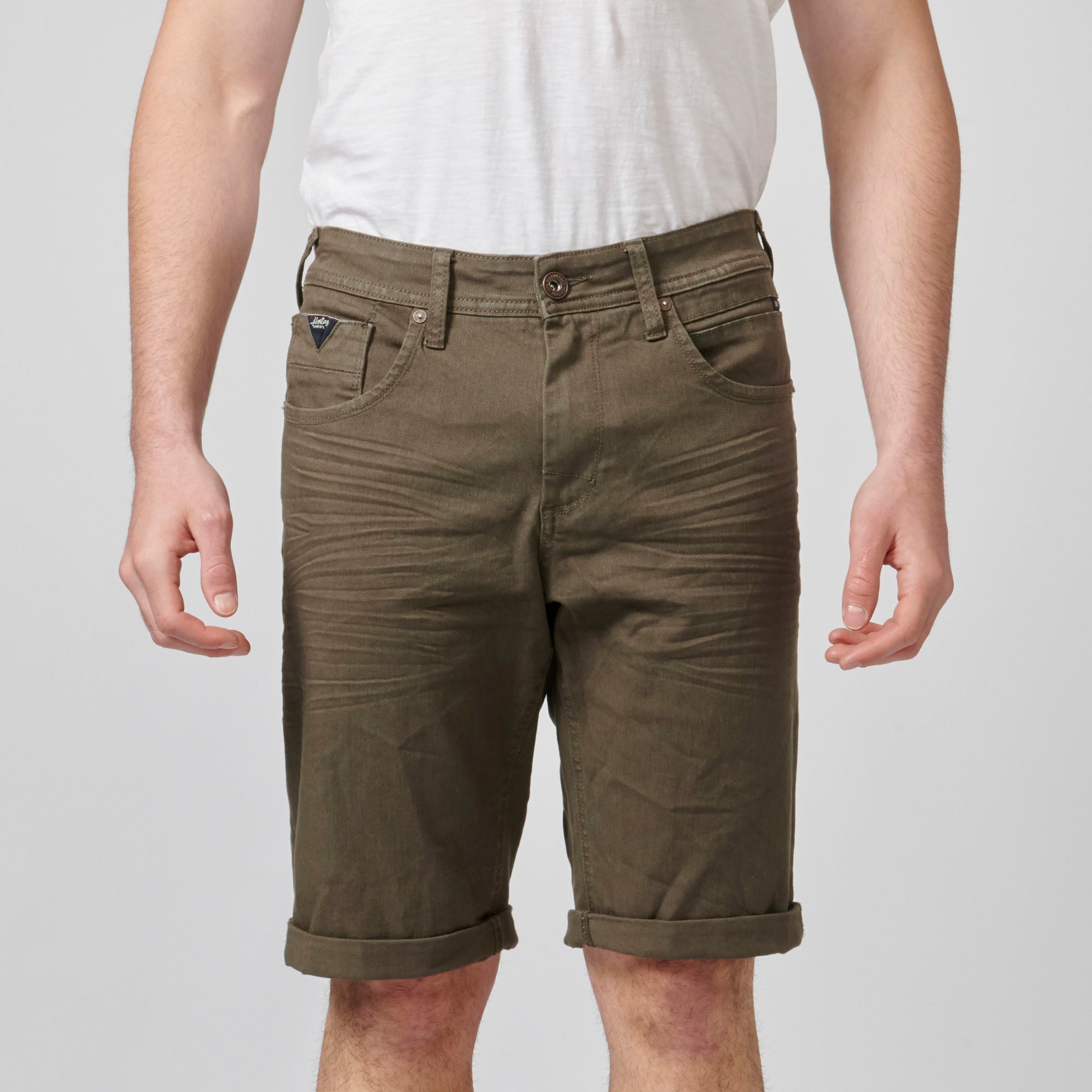 Bermuda Denim Stretch Regular con Vuelta Hombre – Koroshi 2111PS01