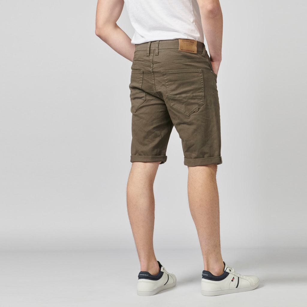 Bermuda Denim Stretch Regular con Vuelta Hombre – Koroshi 2111PS01