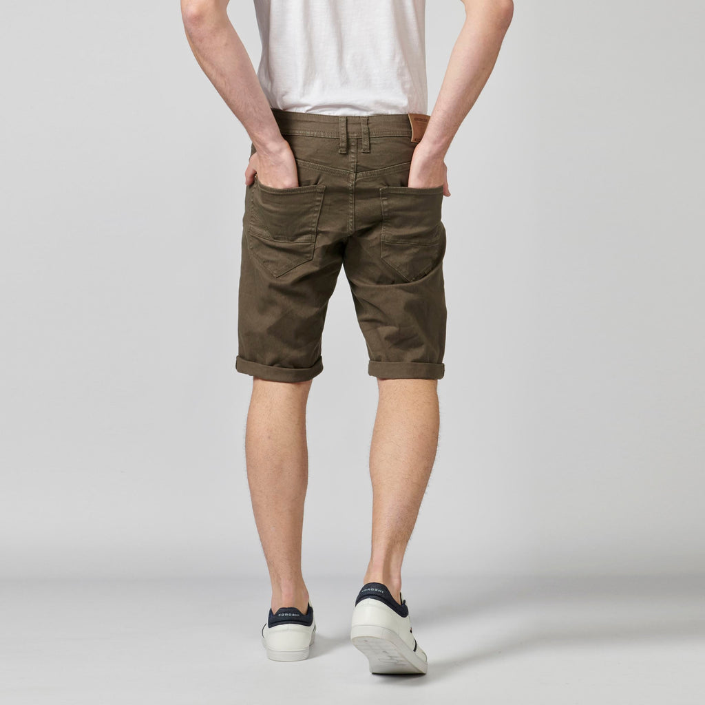 Bermuda Denim Stretch Regular con Vuelta Hombre – Koroshi 2111PS01