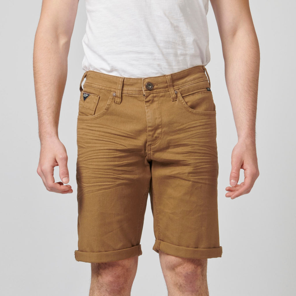Bermuda Denim Stretch Regular con Vuelta Hombre – Koroshi 2111PS01