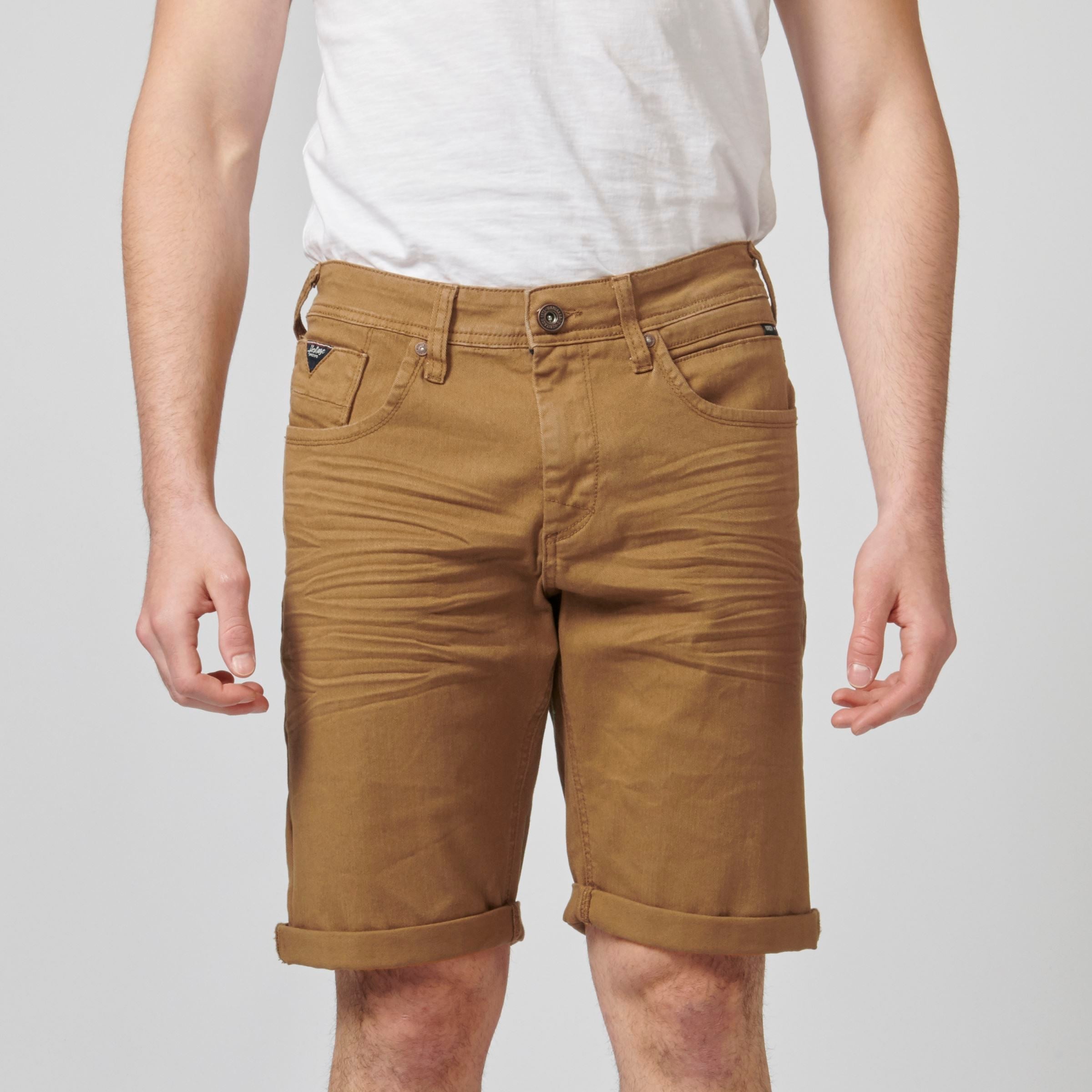 Bermuda Denim Stretch Regular con Vuelta Hombre – Koroshi 2111PS01