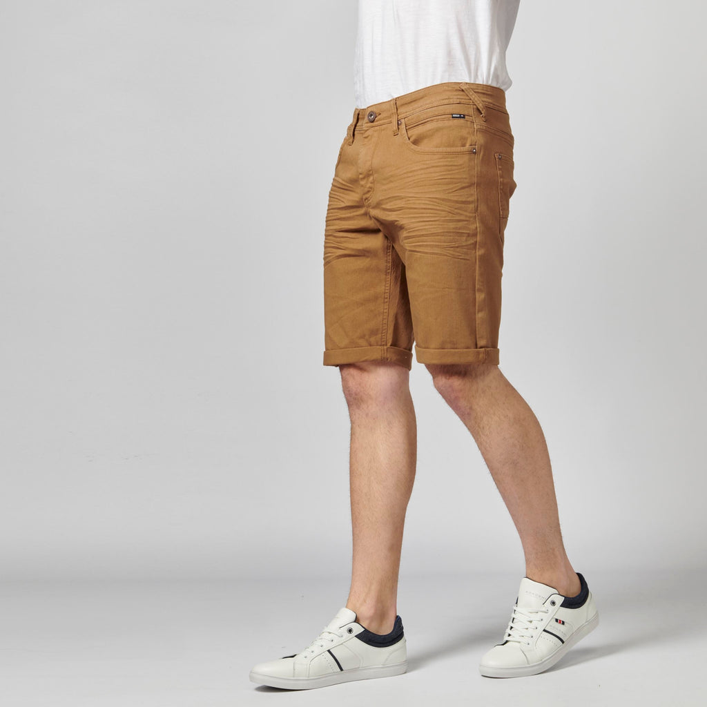 Bermuda Denim Stretch Regular con Vuelta Hombre – Koroshi 2111PS01