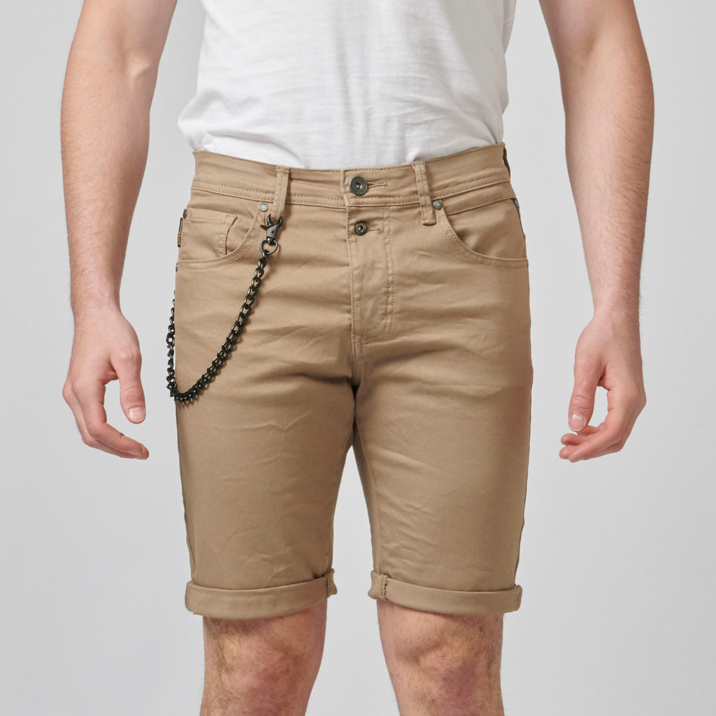 Bermuda Vaquera Hombre Low Rise con Cadena – Koroshi 2111PS03