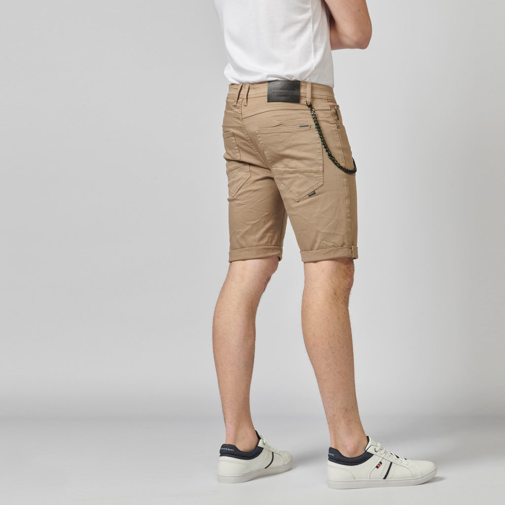 Bermuda Vaquera Hombre Low Rise con Cadena – Koroshi 2111PS03