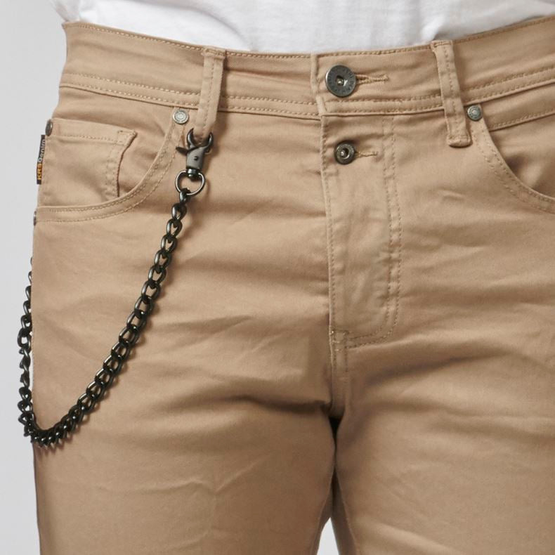 Bermuda Vaquera Hombre Low Rise con Cadena – Koroshi 2111PS03