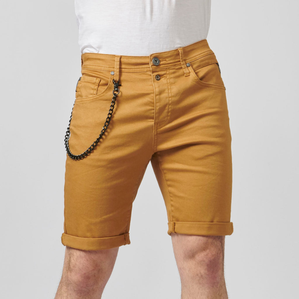 Bermuda Vaquera Hombre Low Rise con Cadena – Koroshi 2111PS03