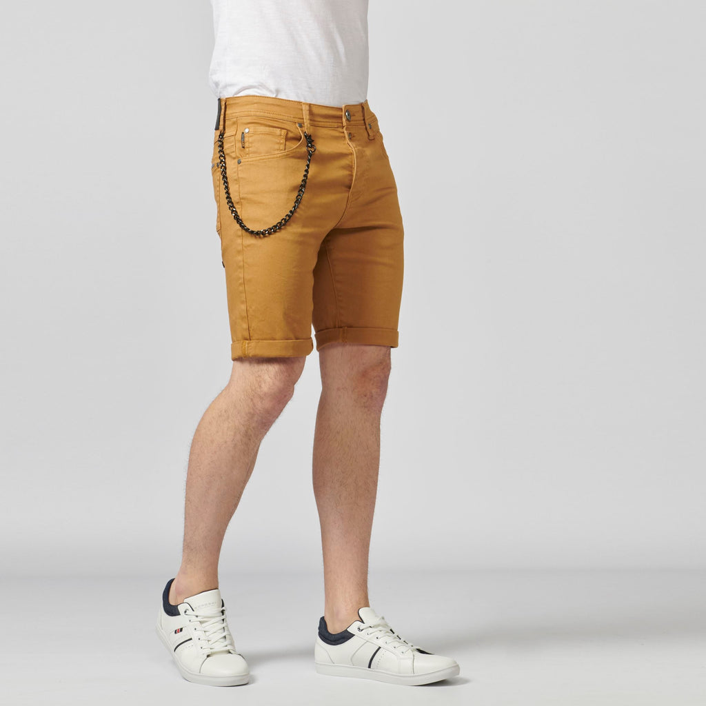 Bermuda Vaquera Hombre Low Rise con Cadena – Koroshi 2111PS03