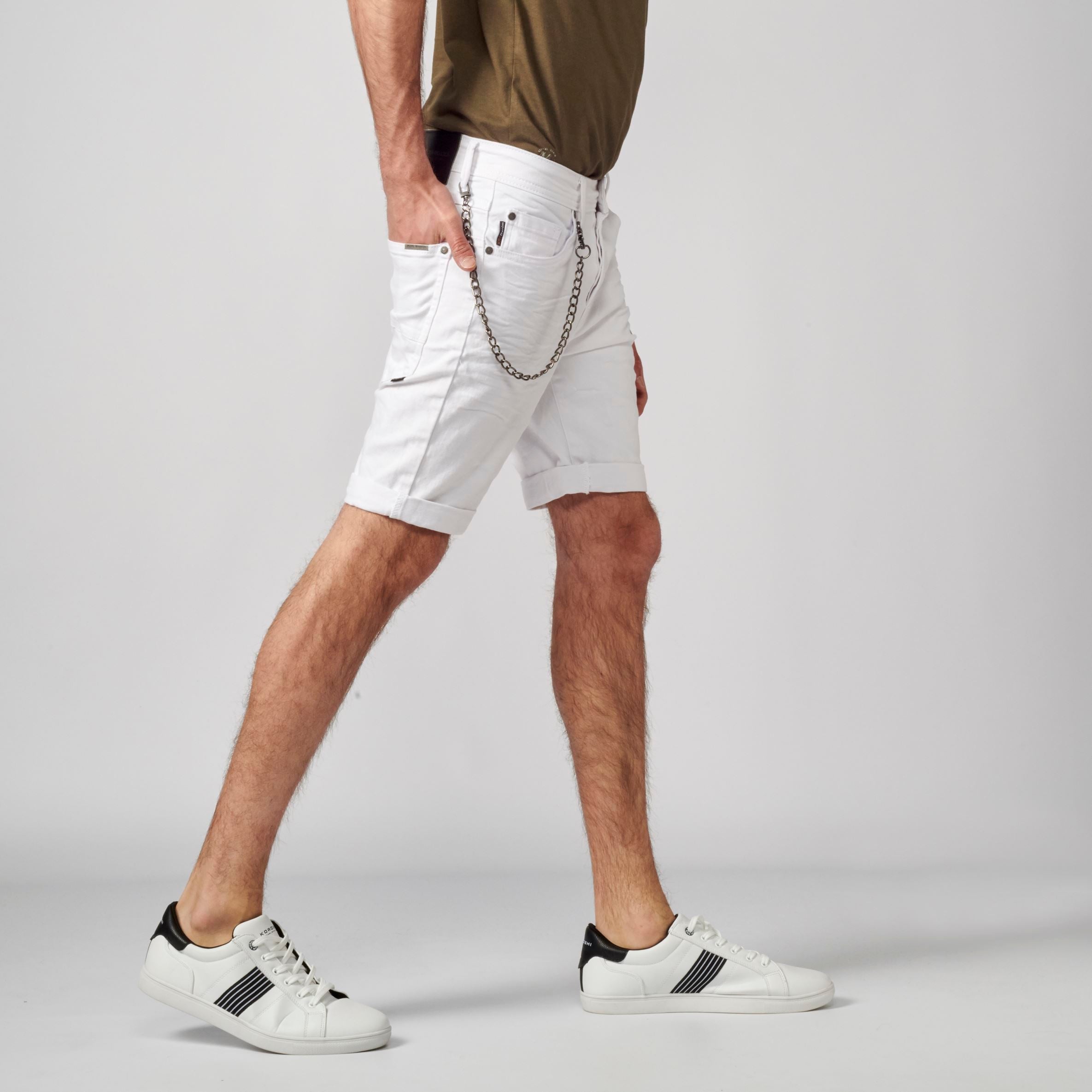 Bermuda Denim Low Rise 5 Bolsillos Hombre – Koroshi 2111PS04