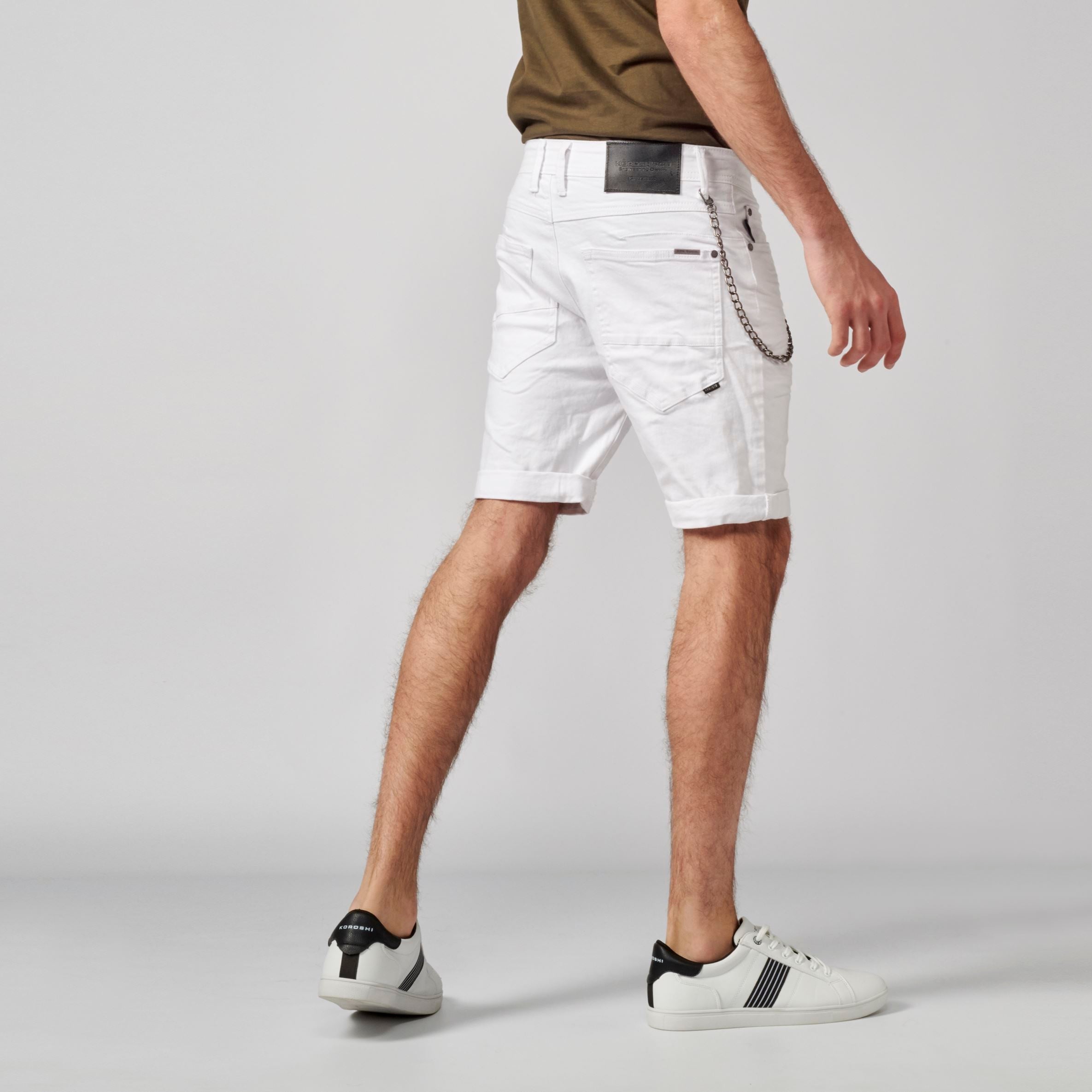 Bermuda Denim Low Rise 5 Bolsillos Hombre – Koroshi 2111PS04