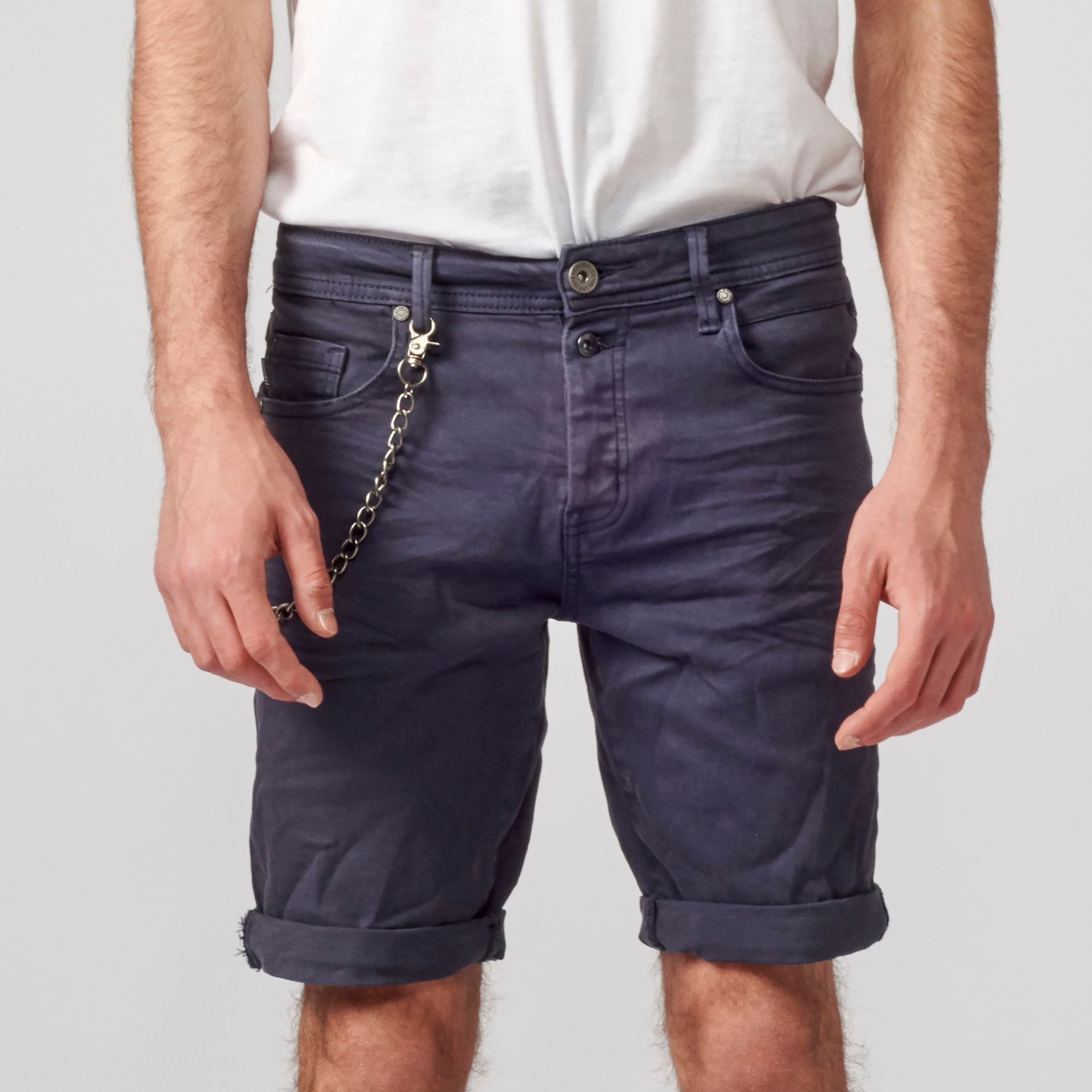 Bermuda Denim Low Rise 5 Bolsillos Hombre – Koroshi 2111PS04