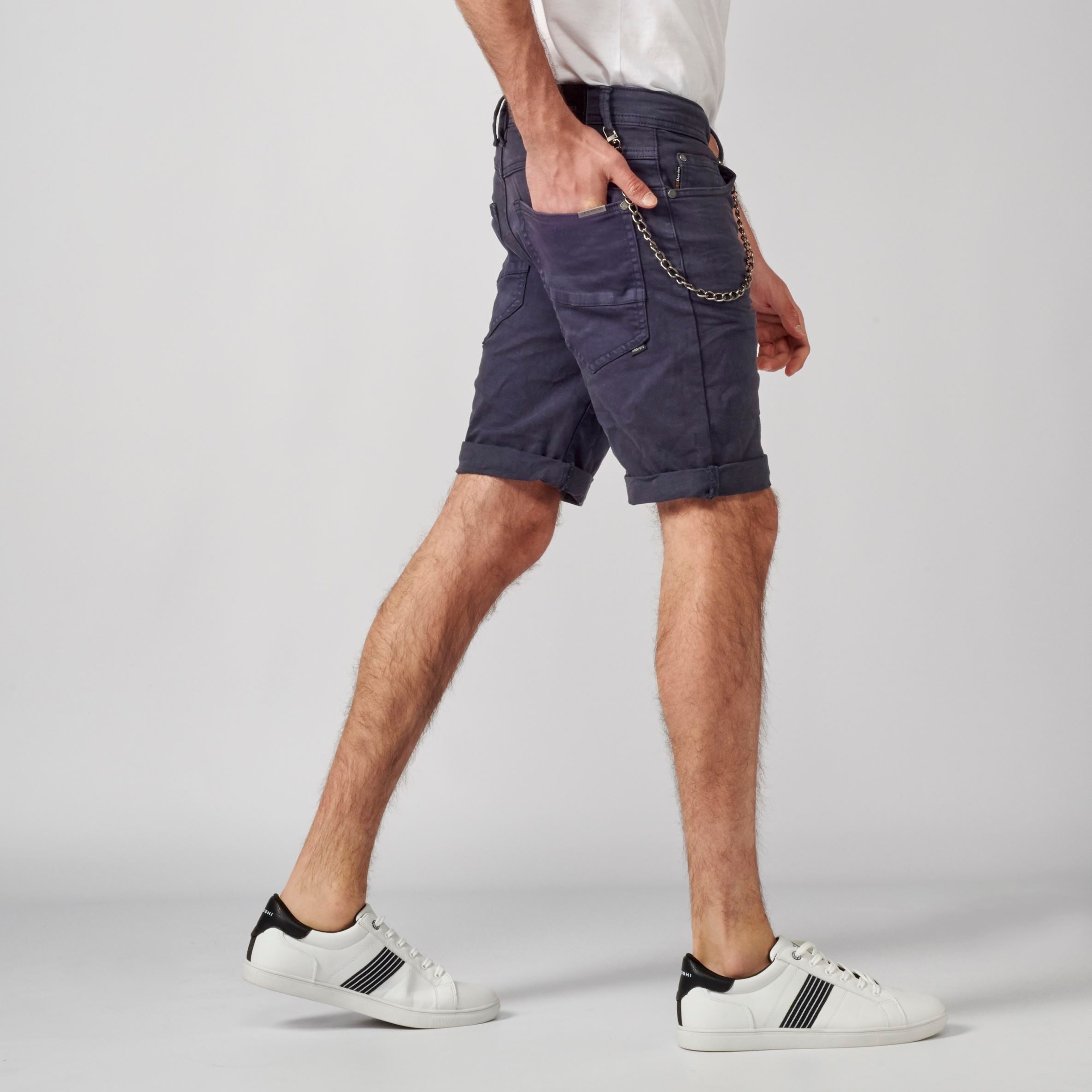 Bermuda Denim Low Rise 5 Bolsillos Hombre – Koroshi 2111PS04