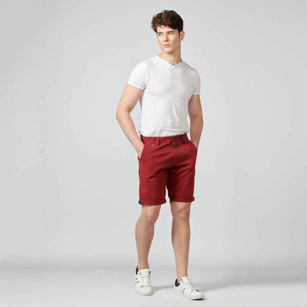 Pantalón Corto Chino de Algodón con Vuelta Hombre – Koroshi 2111PS06